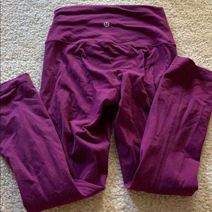 Lululemon wunder unders lightly worn
